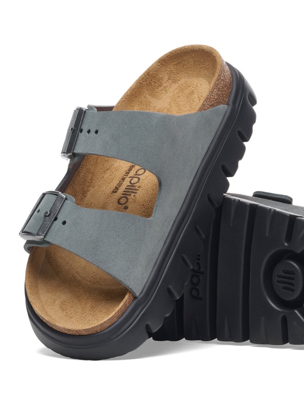 Birkenstock Papillio Arizona Chunky Suede Leather